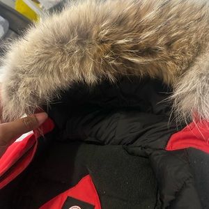 Canada goose one piece baby snowsuit size 0-3 months